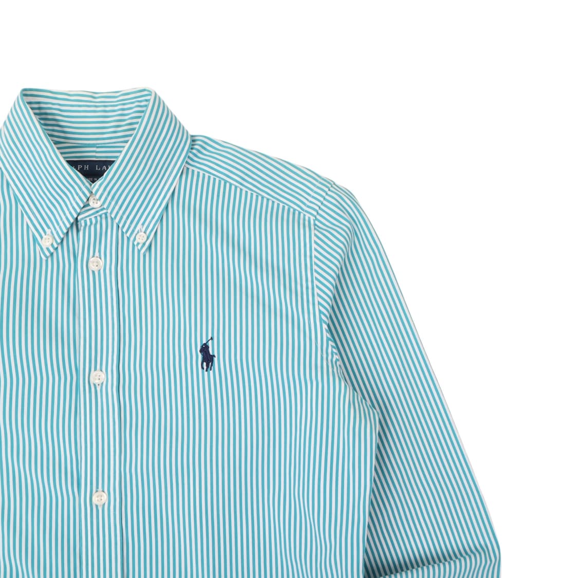랄프로렌 민트 코튼 스트라이프 셔츠 상품이미지3