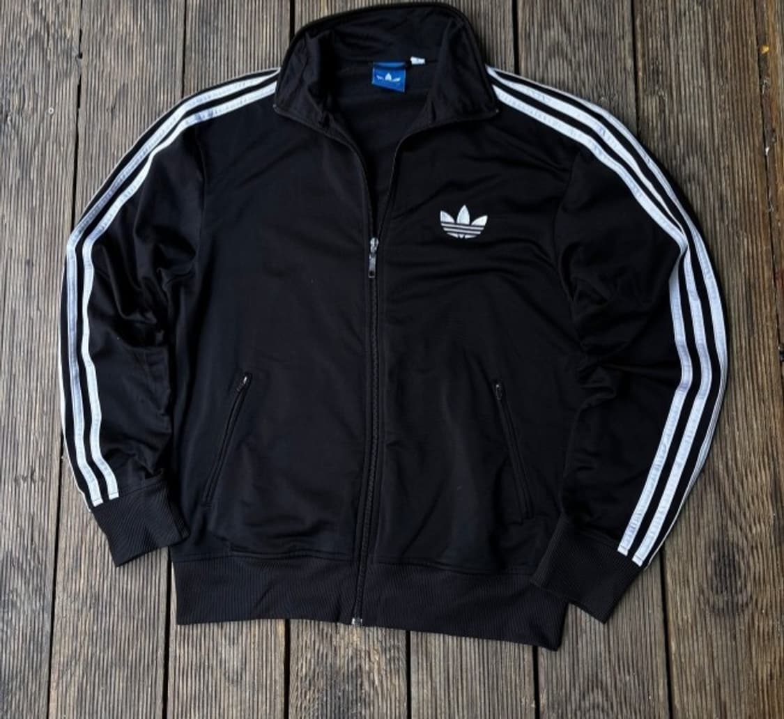 아디다스 파이어버드 블랙 검정 트랙탑 져지집업 100/L 상품이미지1