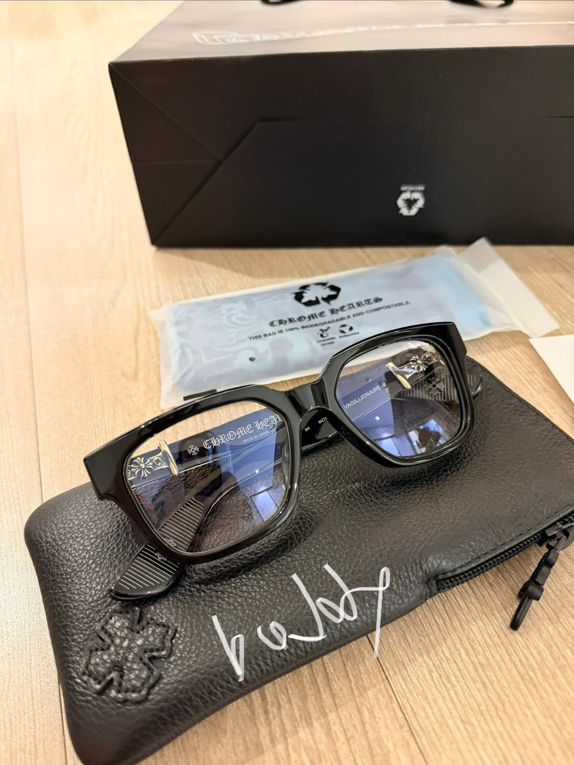 크롬하츠 바질리오네어2 안경 블랙 실버 새상품 상품이미지1