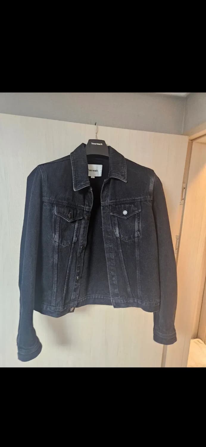 토니웩 데님 트러커 워시드블랙 L 상품이미지4