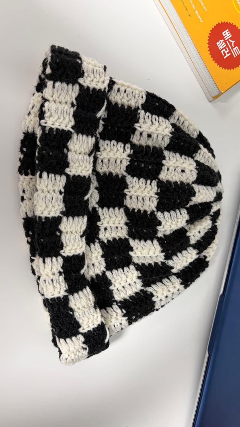 스투시 크로셰 체커 비니 상품이미지2