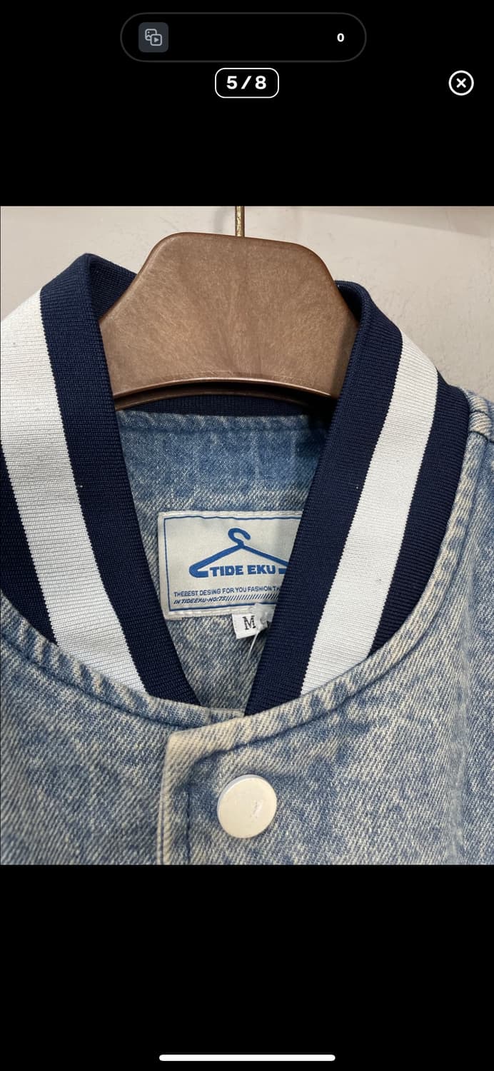 LA 다저스 데님 바시티 자켓 A2836 상품이미지5