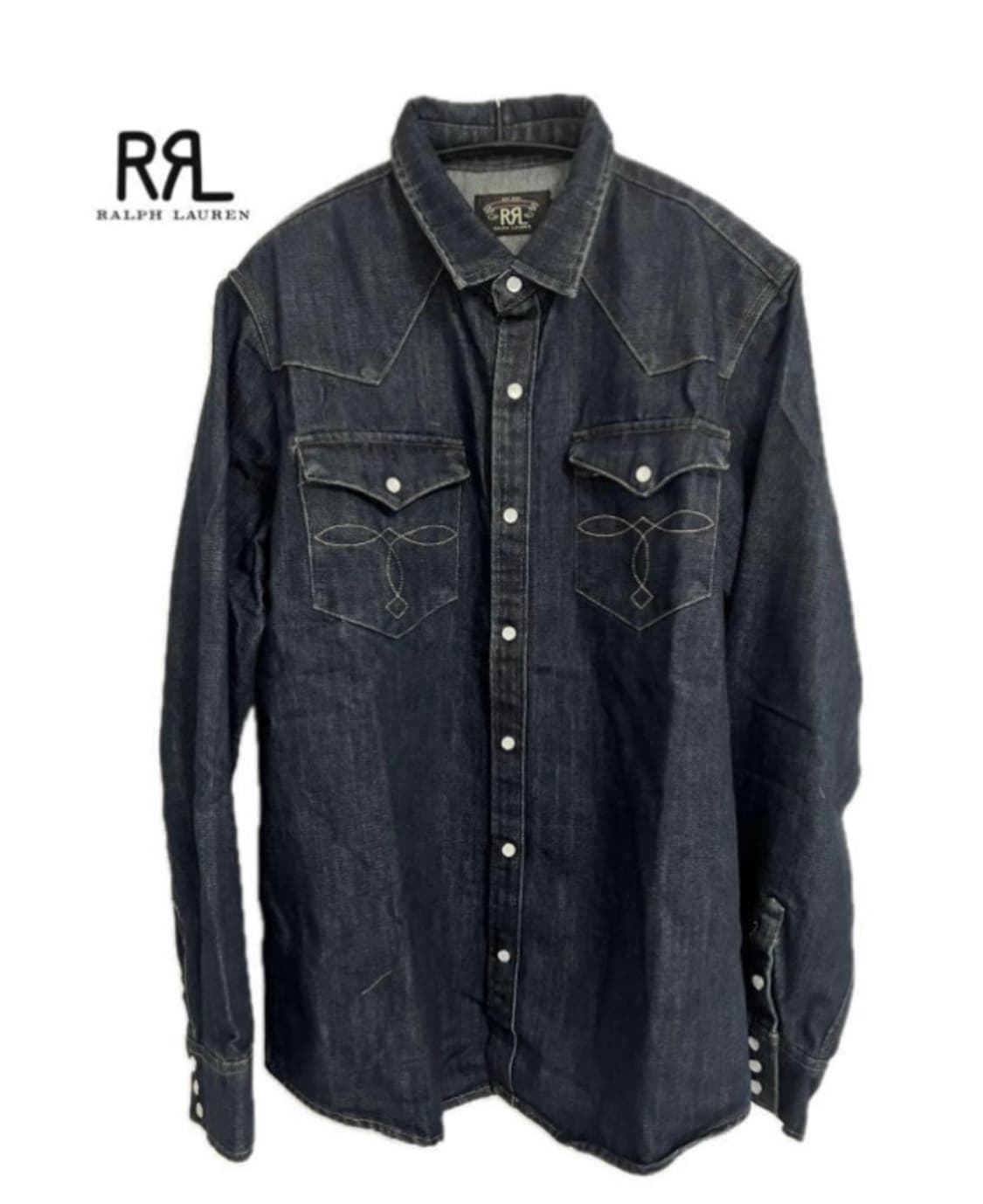 RRL 웨스턴 데님 셔츠 상품이미지1