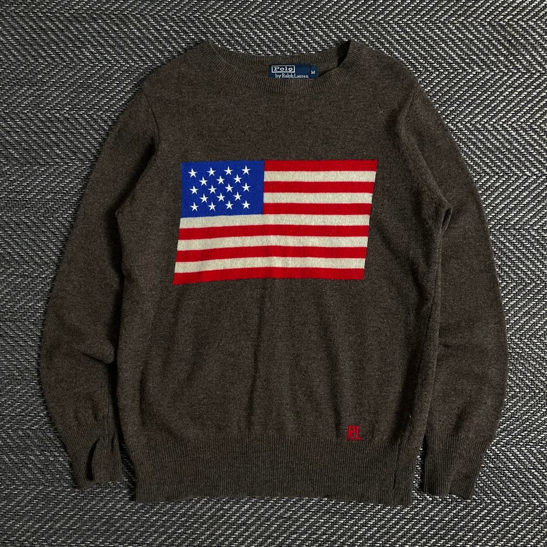 폴로 랄프로렌 성조기 빅로고 램스울 스웨터y 3071 상품이미지2