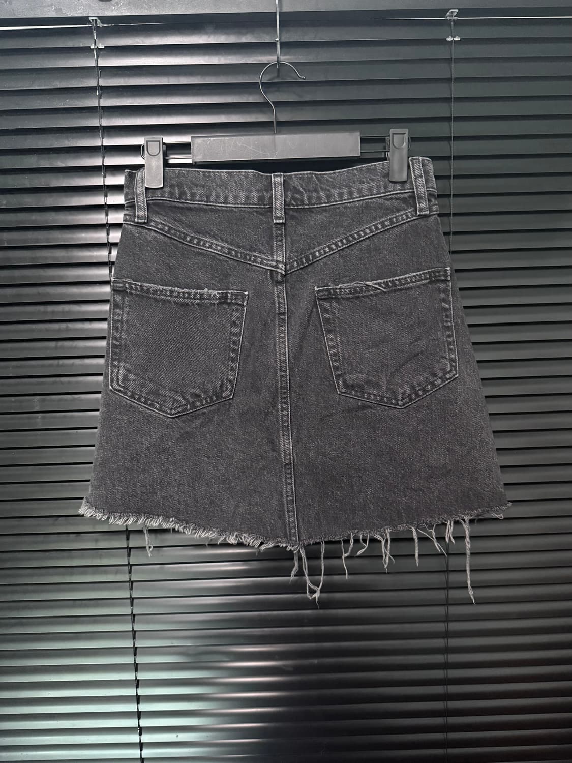 자라 흑청 블랙 미니 스커트 치마 zara 락시크 펑크 갸루 고스 그런지 상품이미지4