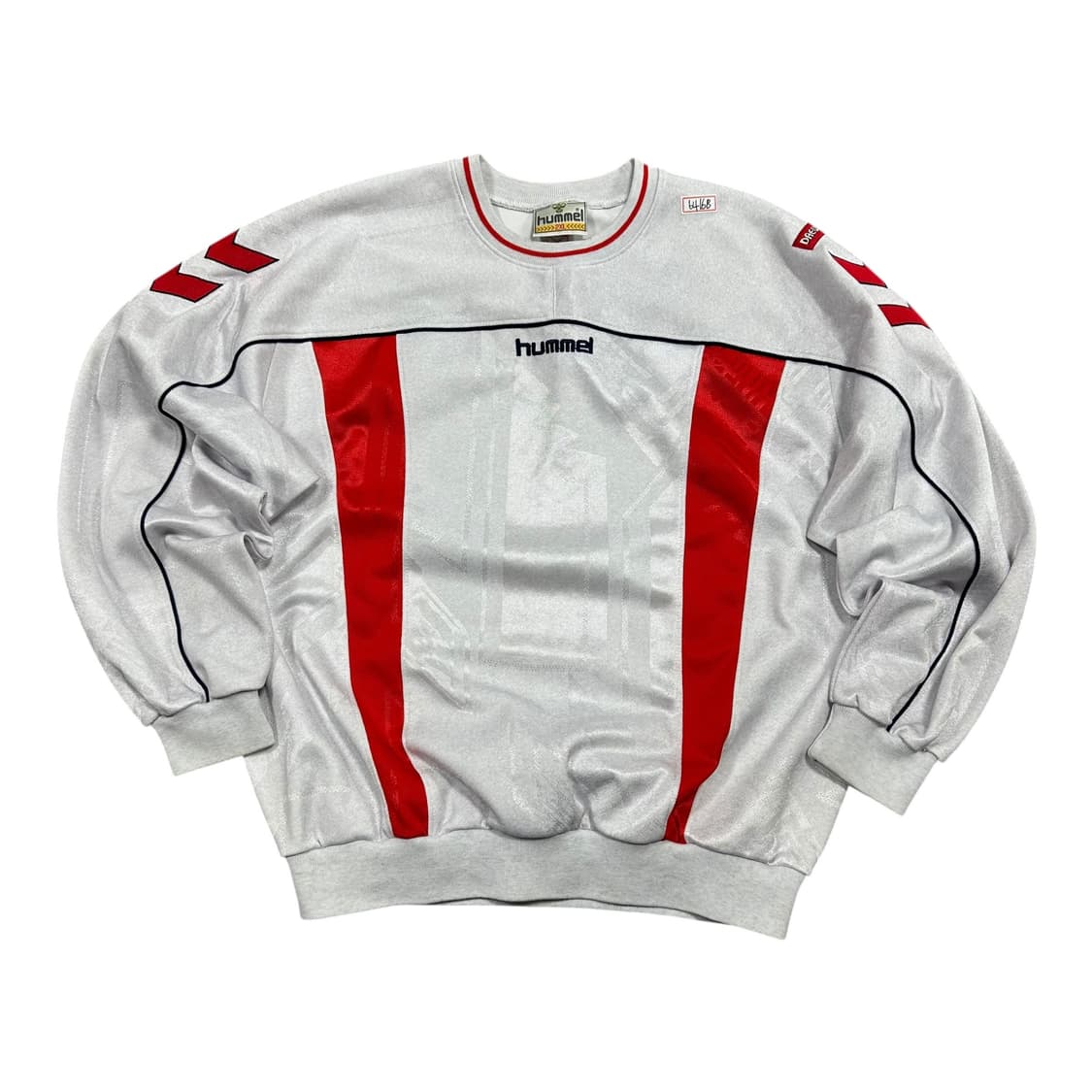 ✨ (바배) 험멜 화이트 레드 배색 맨투맨  상품이미지1