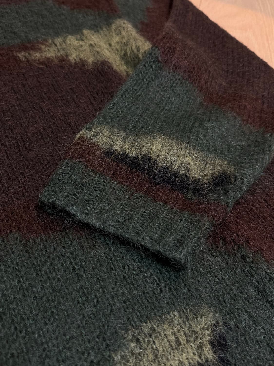 [XL] 슈프림 준야 와타나베 21fw 브러쉬드 카모 스웨터 올리브 상품이미지4