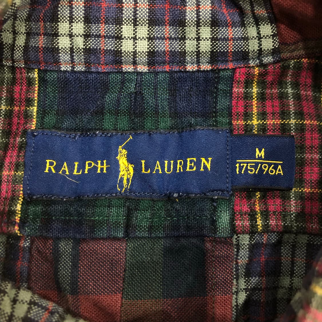폴로 랄프로렌 패치워크 마드라스 셔츠 상품이미지5