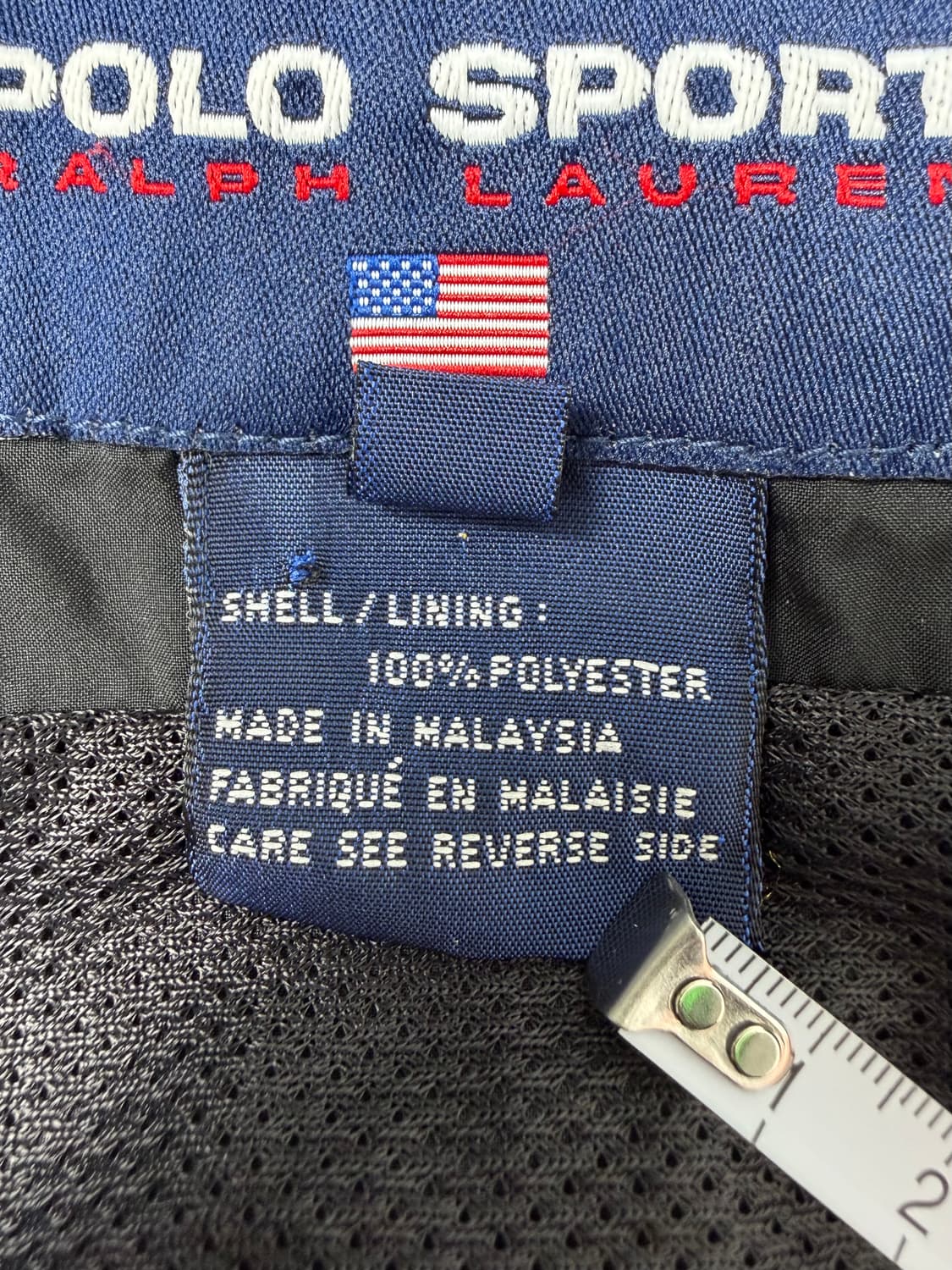 90s Polo Sport Polyester Jacket (black) 상품이미지4