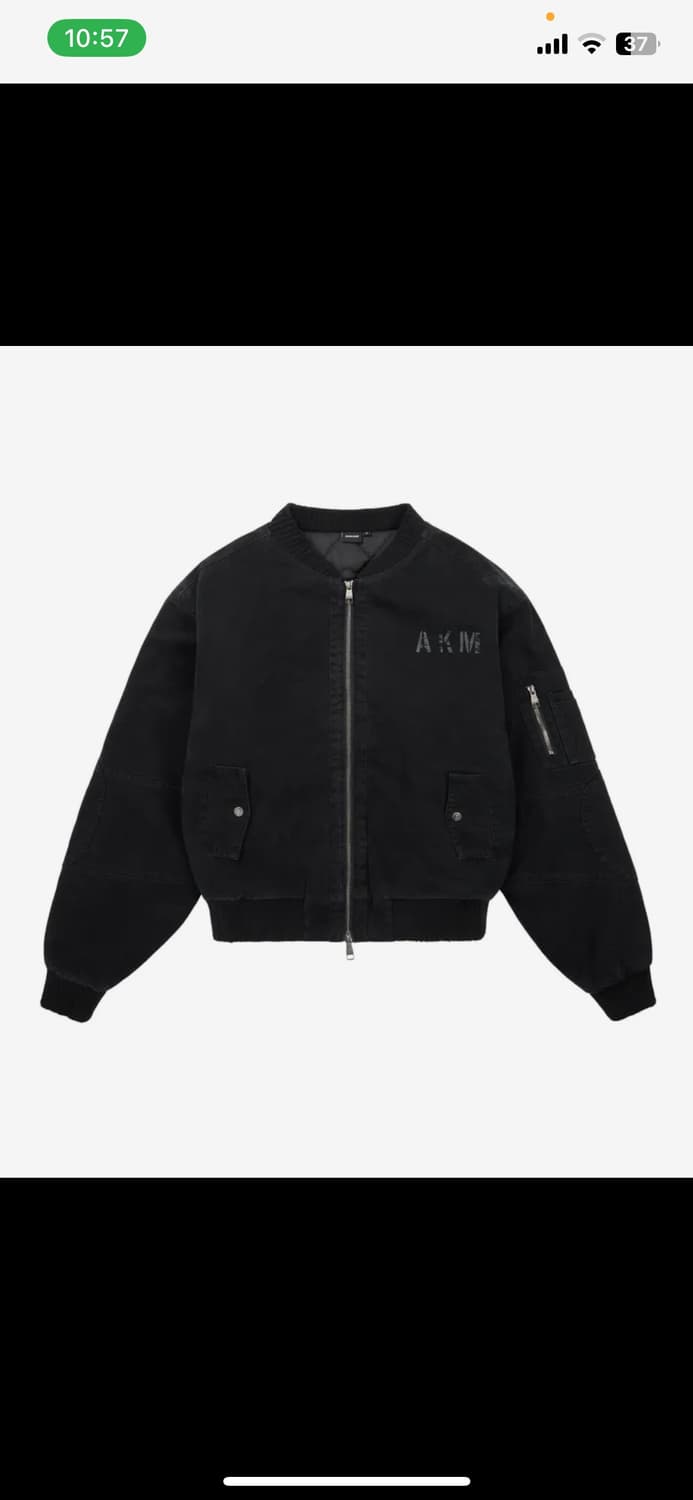 아캄 Distressed Cotton MA-1 Jacket 상품이미지1