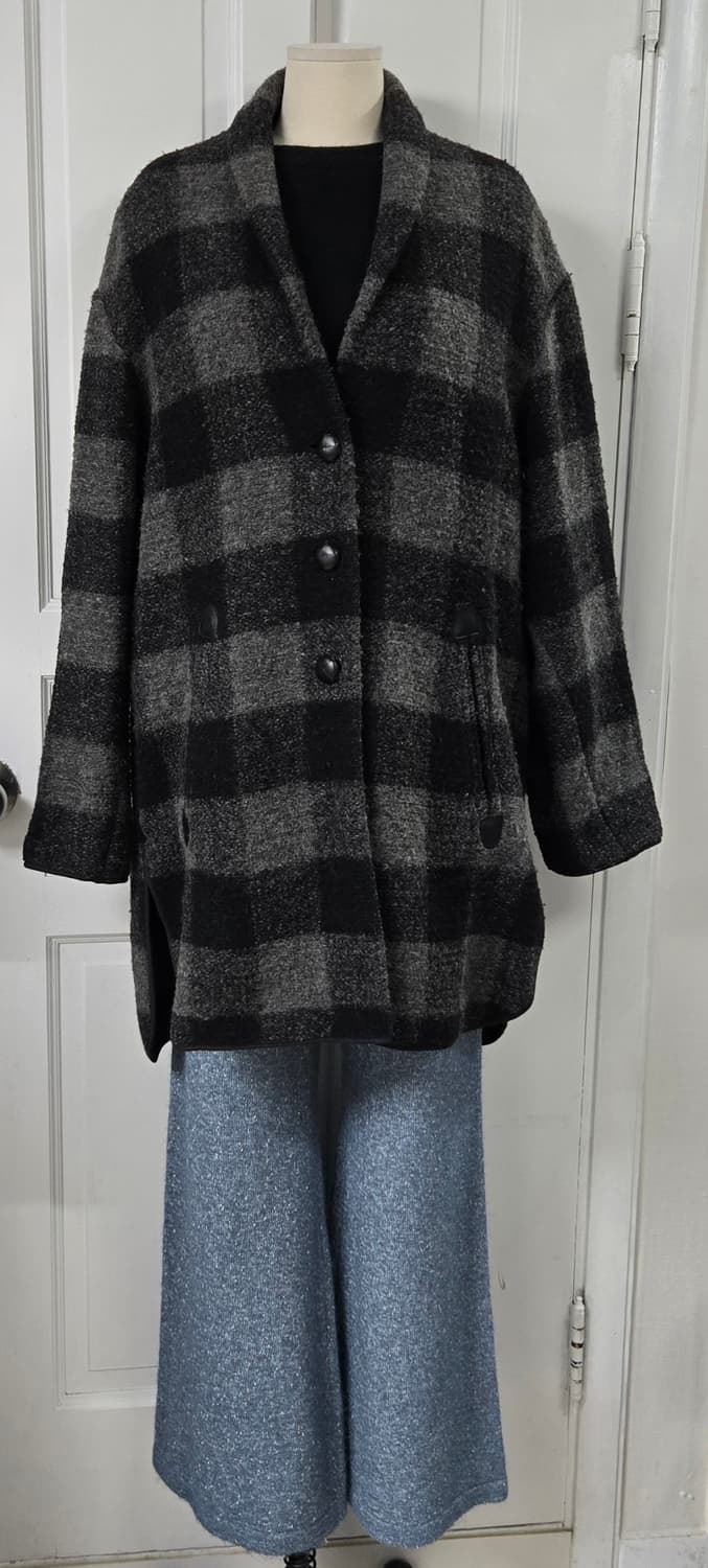 이자벨마랑 지노 체크코트 상품이미지3