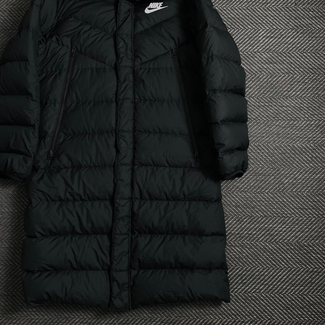 나이키 윈드러너 덕다운 롱 패딩 자켓 블랙o 5058 상품이미지2