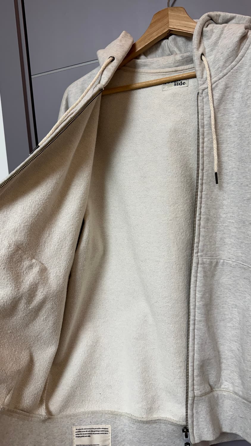 러프사이드 후드 집업 깔끔 상품이미지5