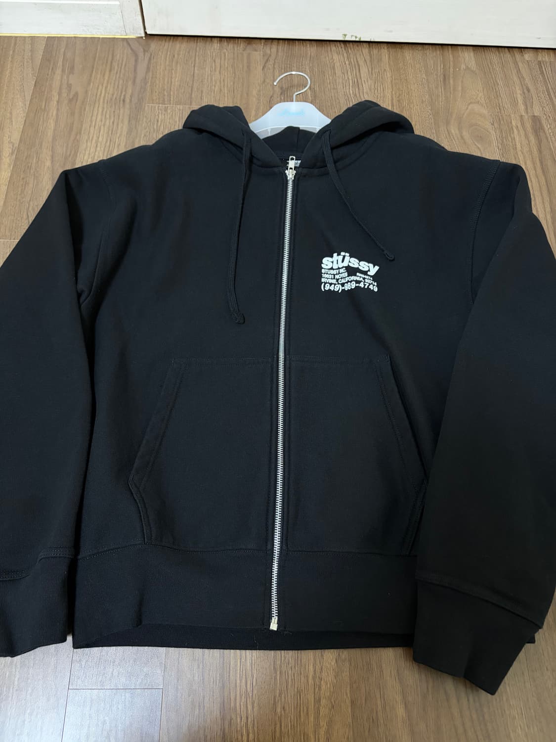 스투시 dna 후드집업 블랙 M 상품이미지1
