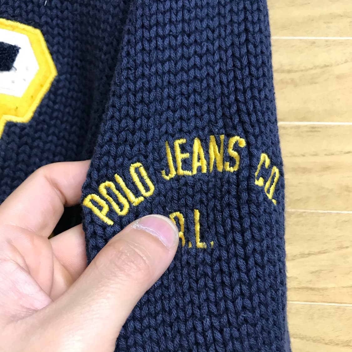 폴로 랄프로렌 RL 로고 니트 풀집업 상품이미지4