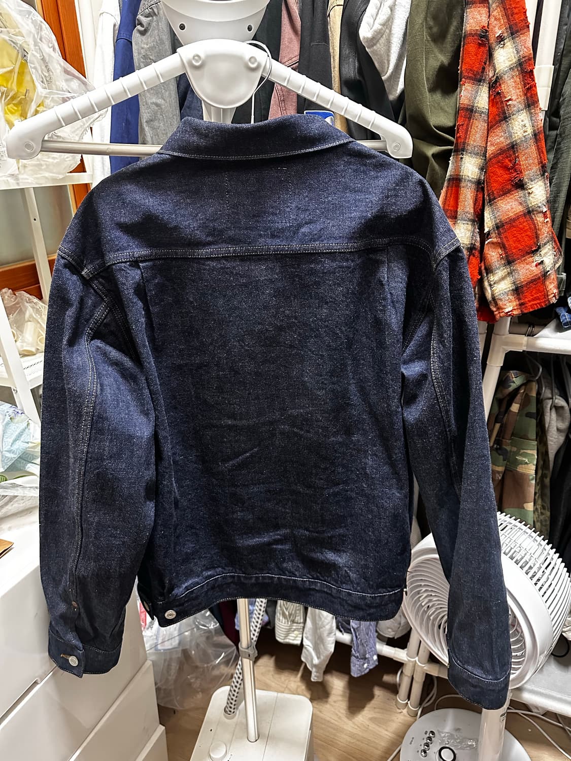 아웃스탠딩 셀비지 데님 자켓 M 사이즈 상품이미지3