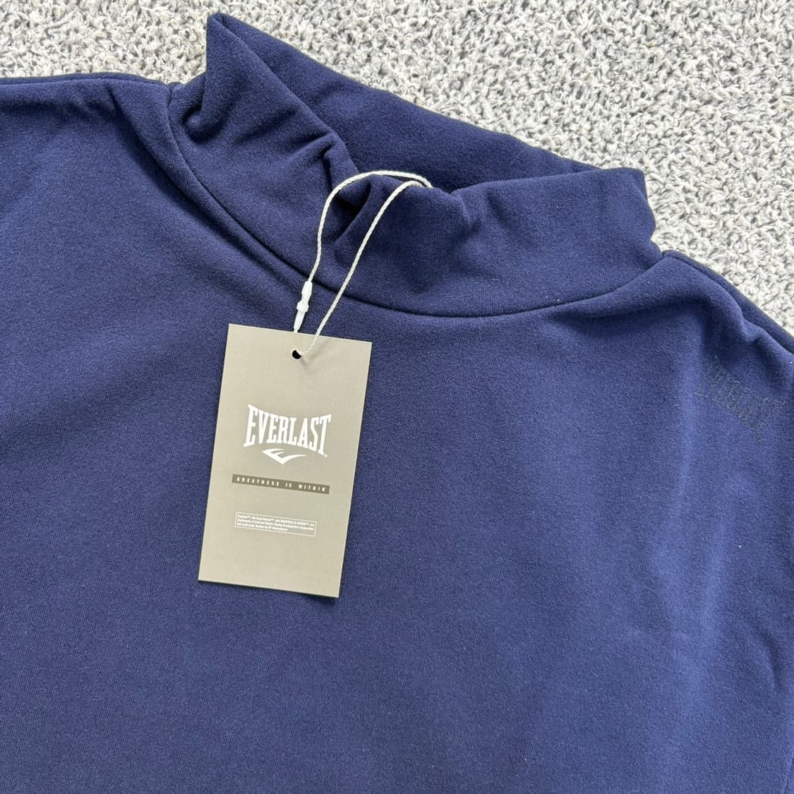 100 새상품 에버라스트 목폴라 긴팔티 0414J 상품이미지2