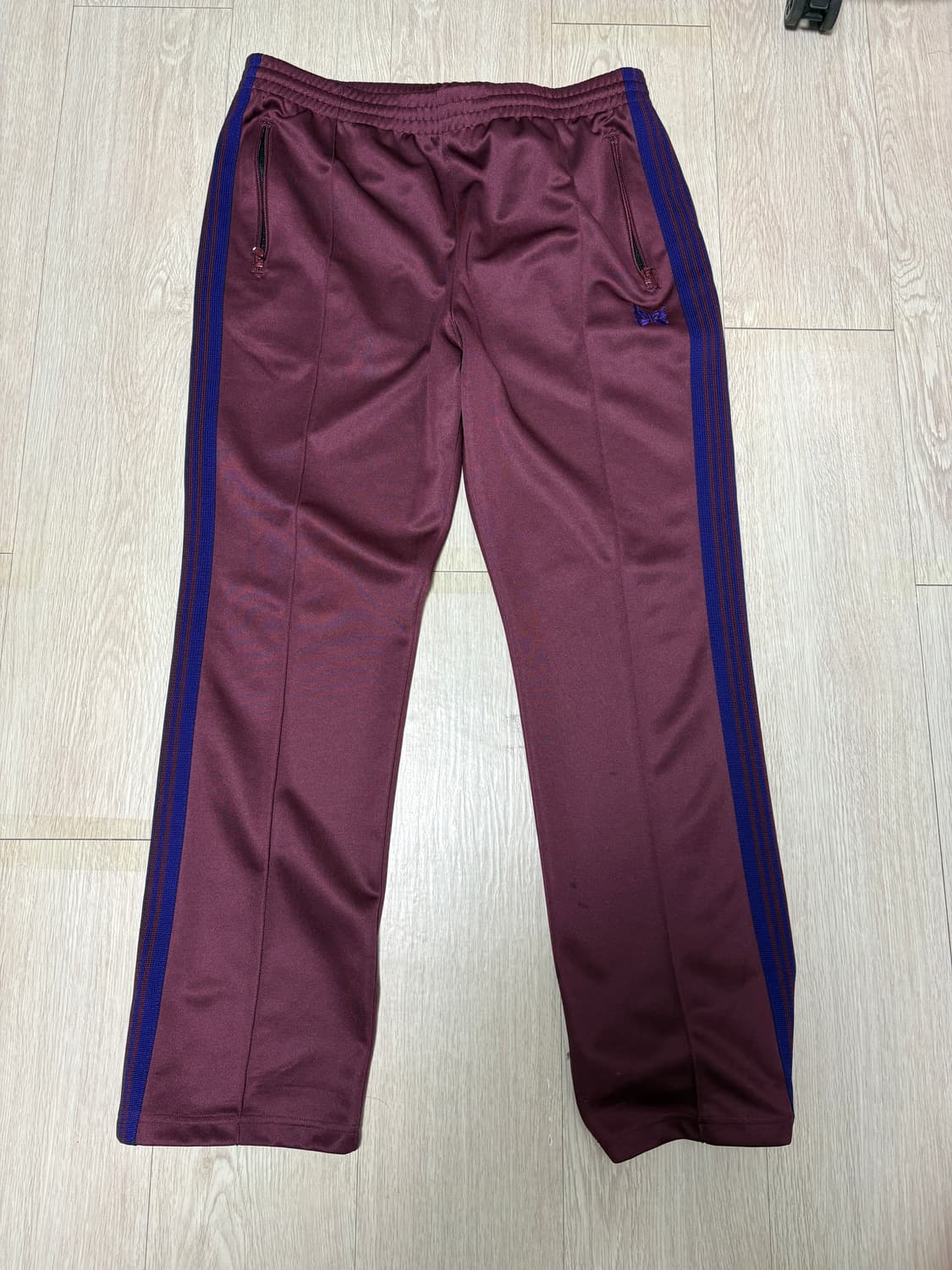 니들스 내로우 트랙팬츠 폴리 스무스 와인XL 상품이미지1