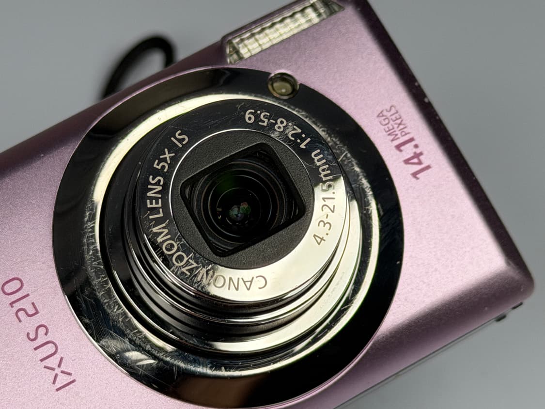 캐논 IXUS 익서스 210 IS 핑크 레트로 빈티지 카메라 한글판 상품이미지7