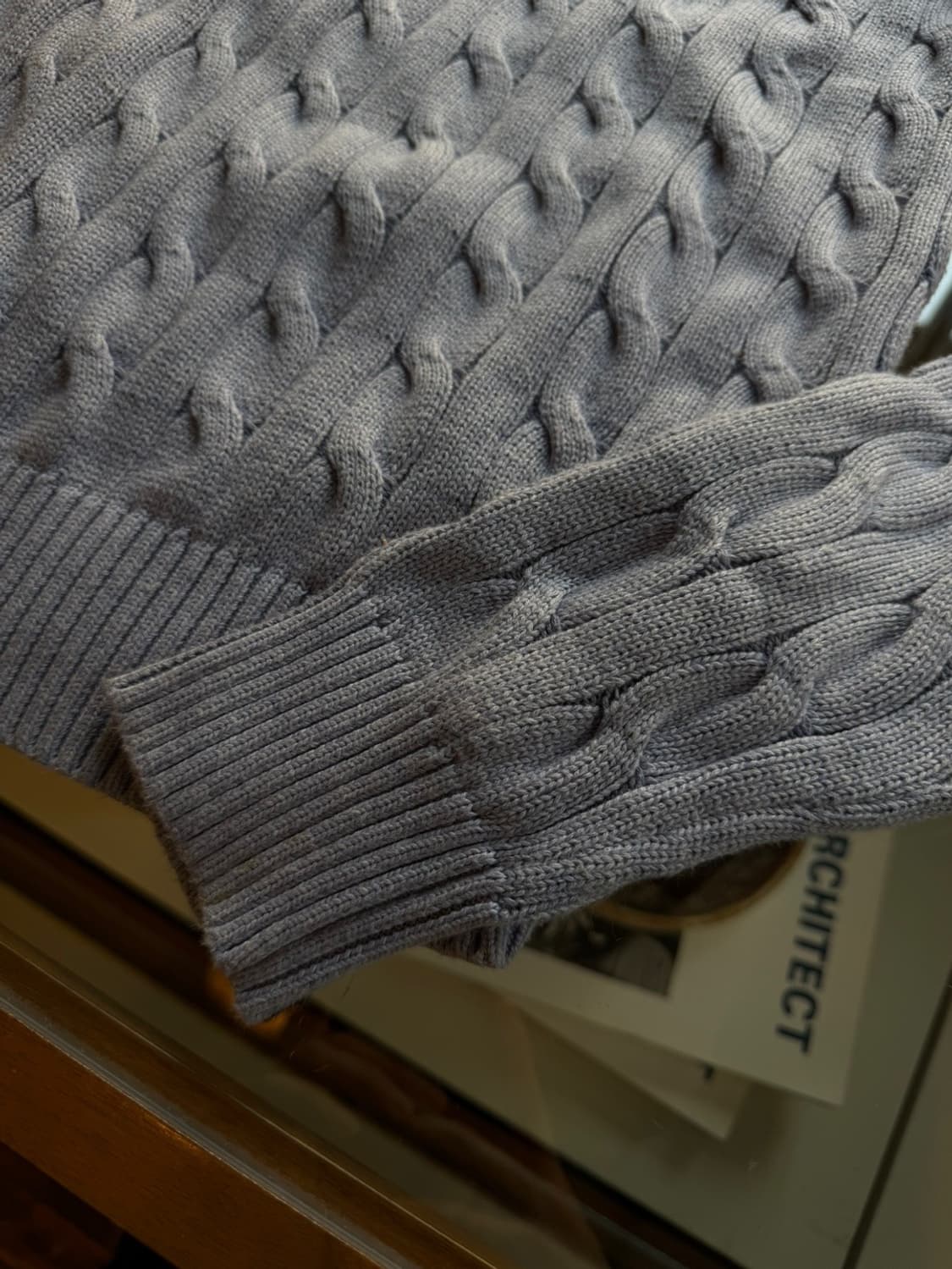 브룩스 브라더스 케이블 니트 100 상품이미지8