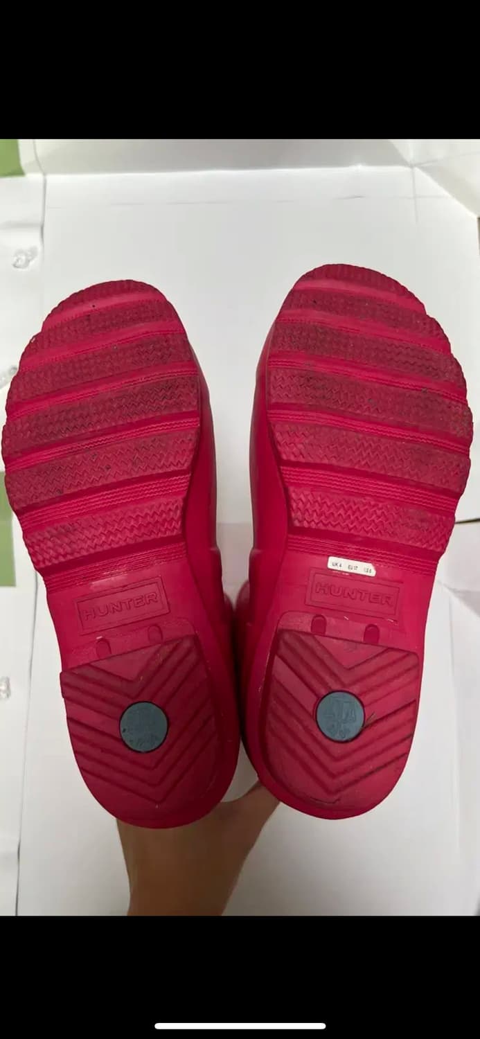 헌터 핑크 부츠 미디부츠 미들부츠 레인부츠 오리지날 숏 상품이미지6