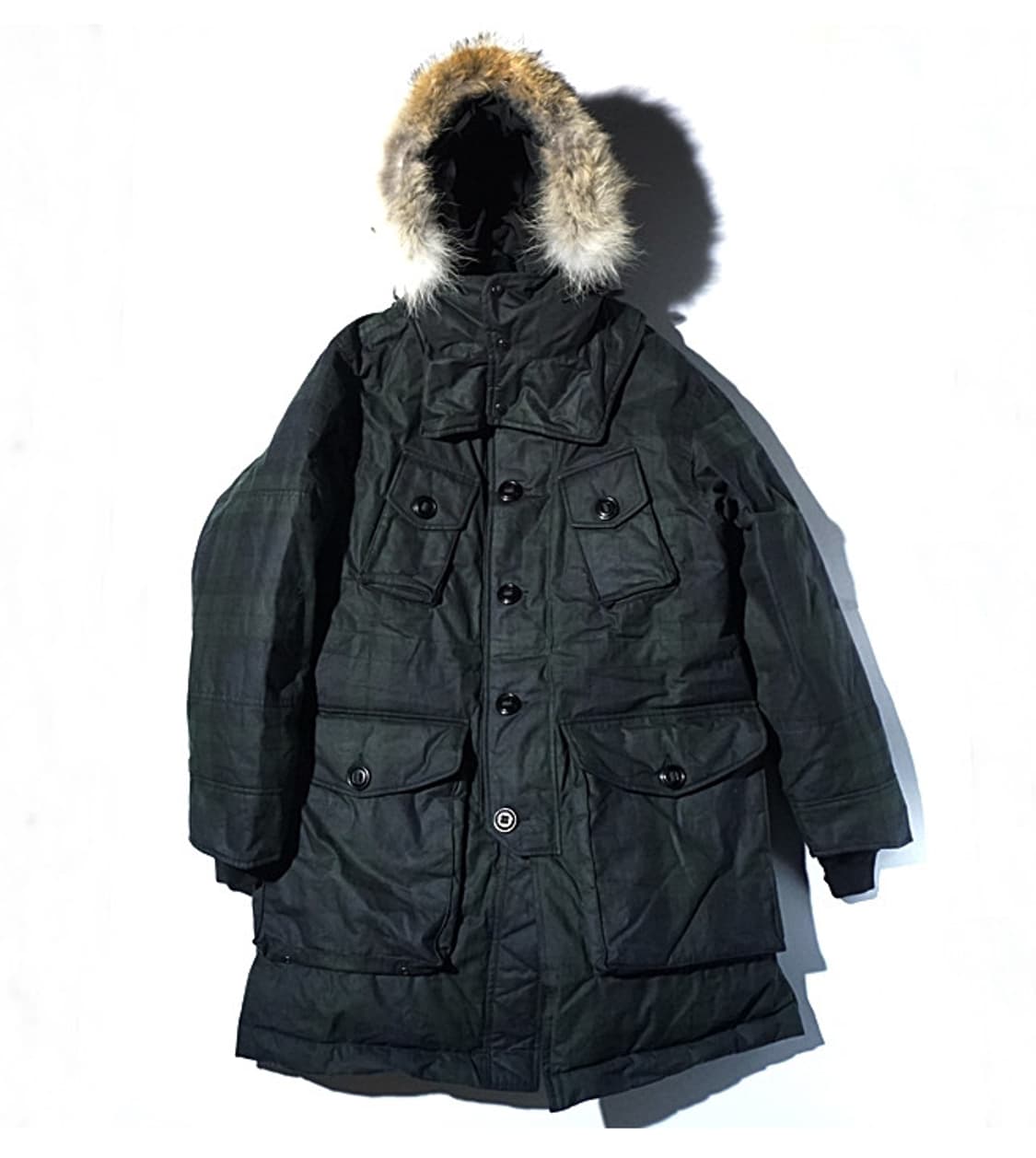 이스트로그 ECW 구스다운파카 블랙워치 M 상품이미지1