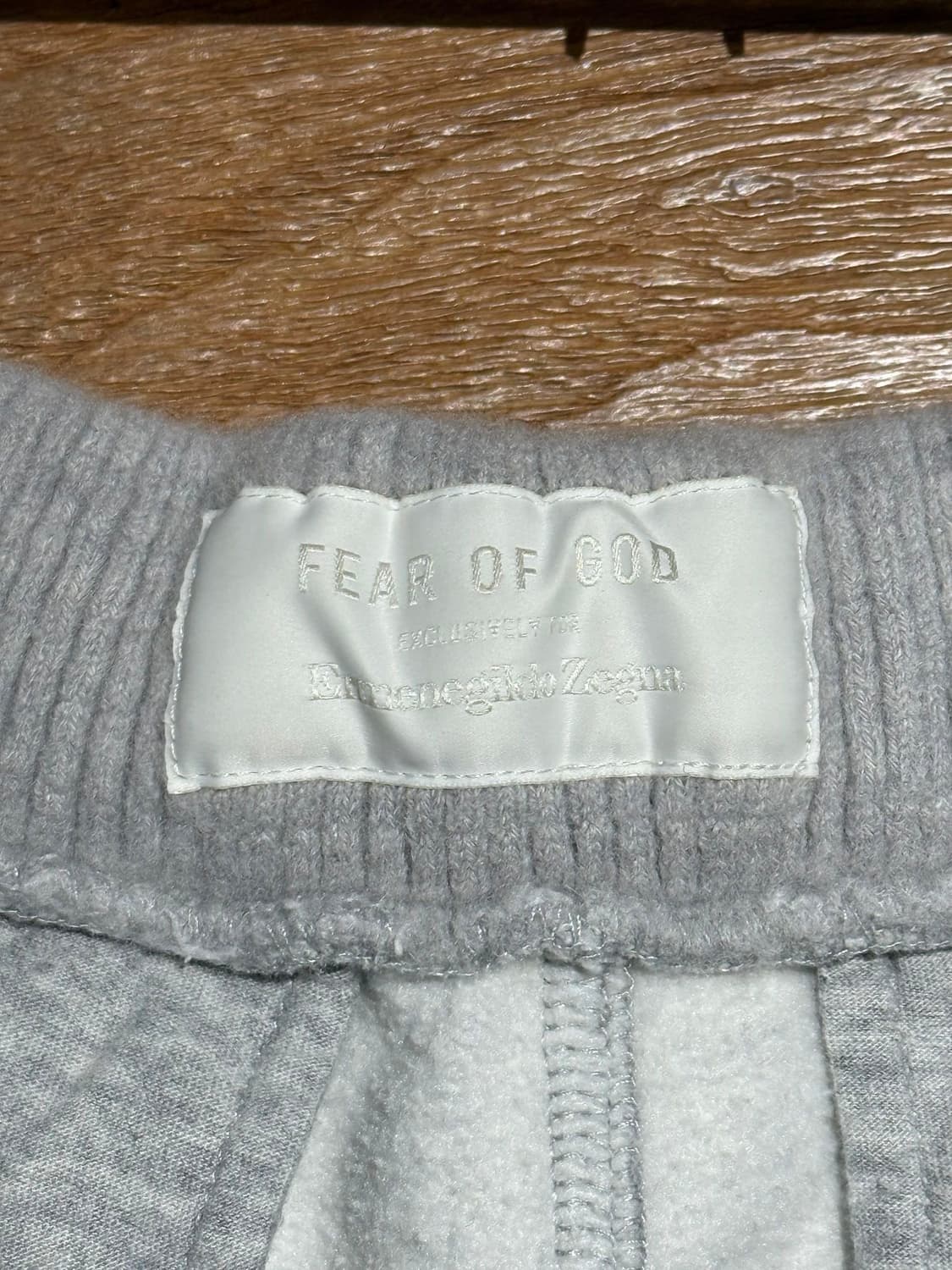 피어 오브 갓 X 에르메네질도 제냐 그레이 스웻 셔츠 조거 셋업 상품이미지9