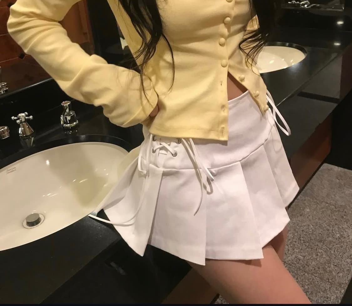 클라우드이모션 에이블리 바넷 아일렛 플리츠  상품이미지3