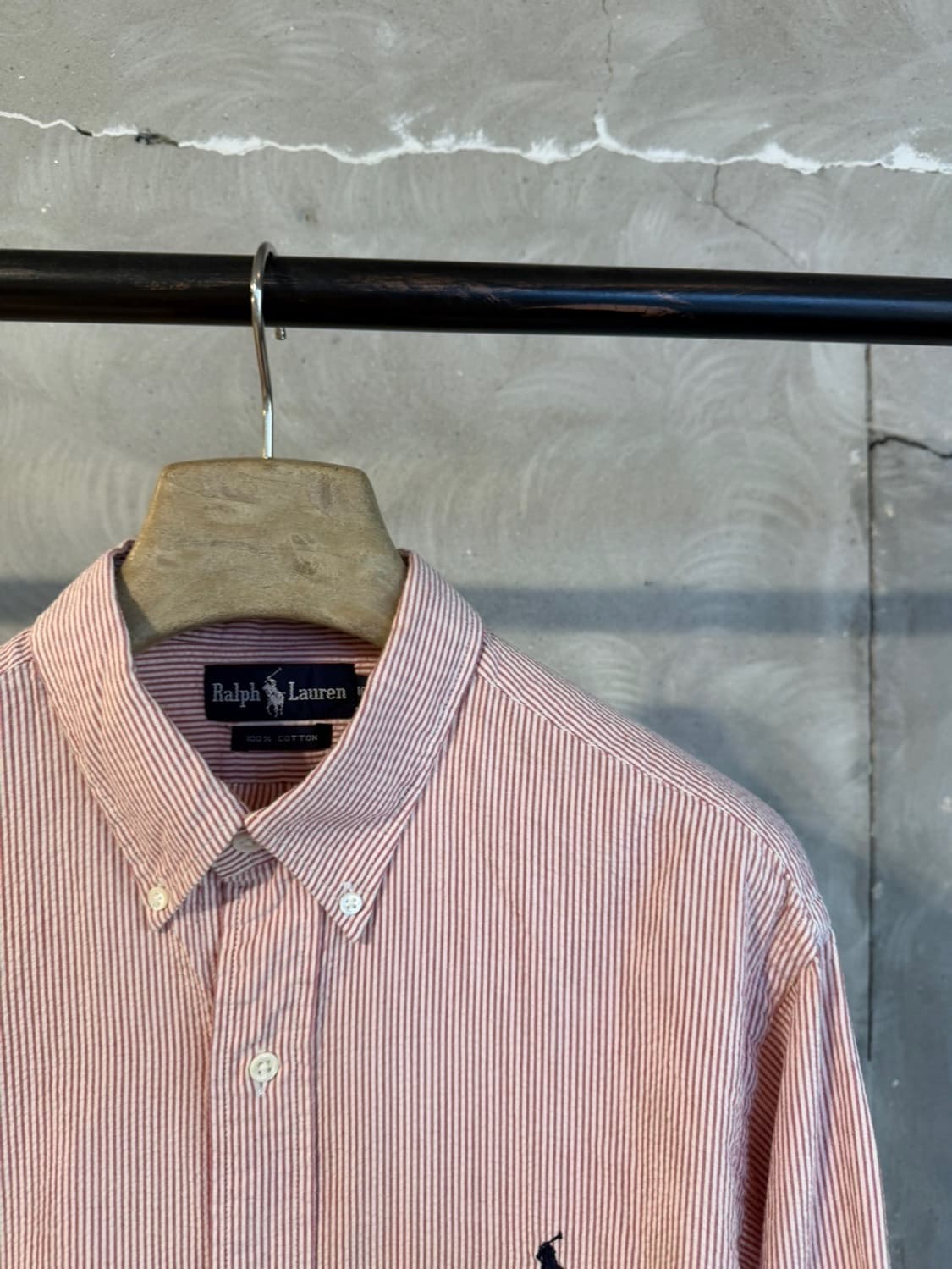 폴로 랄프로렌 시어서커 셔츠 100 상품이미지3