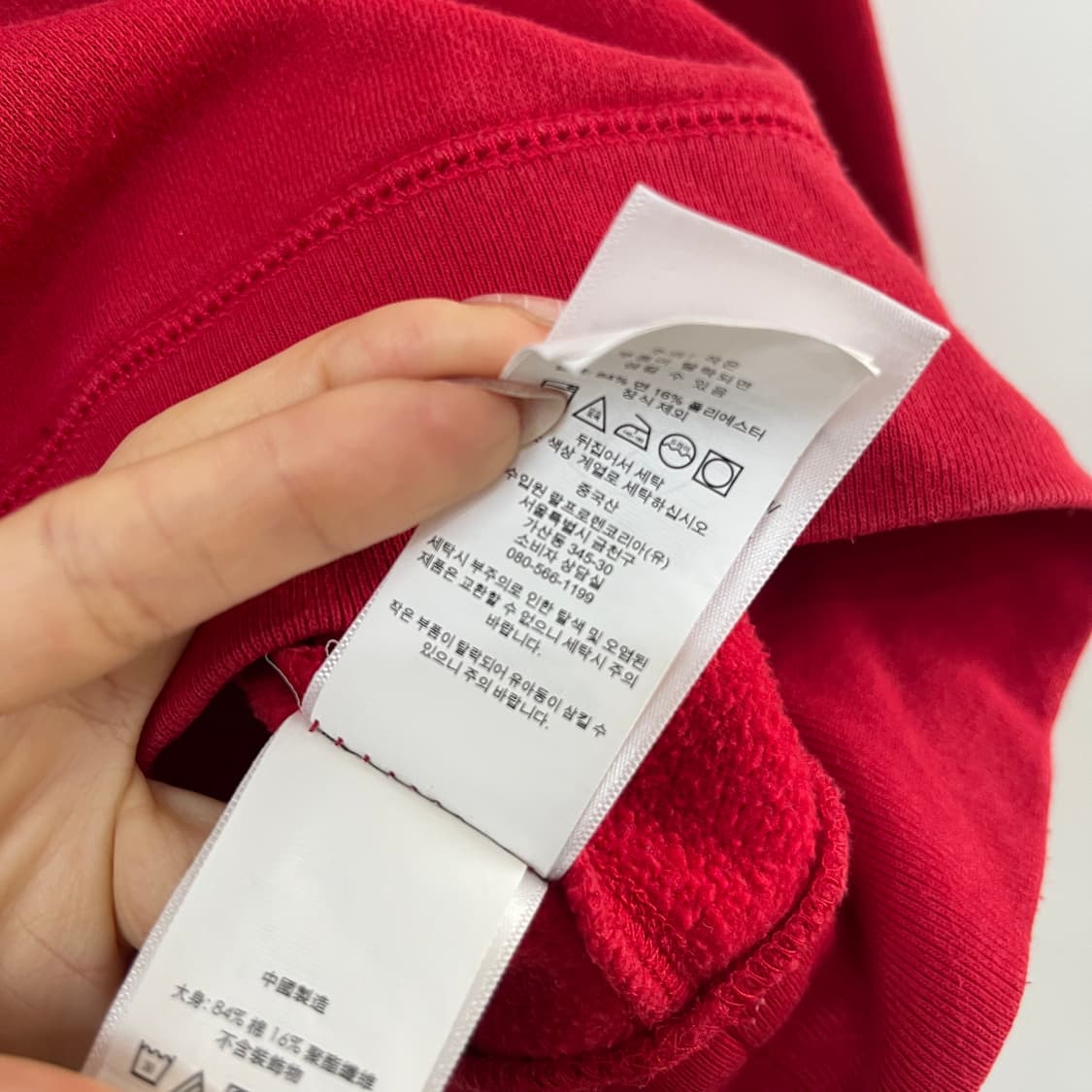 폴로 랄프로렌 신형 네이비 포니 레드 맨투맨 상품이미지6