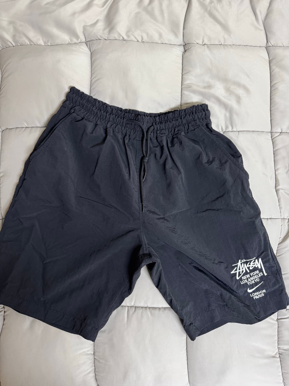 스투시x나이키 나일론 아노락 세트 블랙 (XL) 상품이미지7