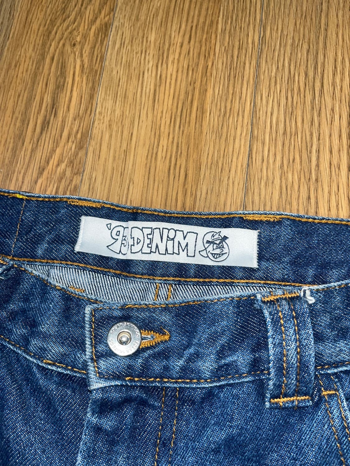 폴라 스케이트보드 93데님 인디고 다크블루 34X32 상품이미지4