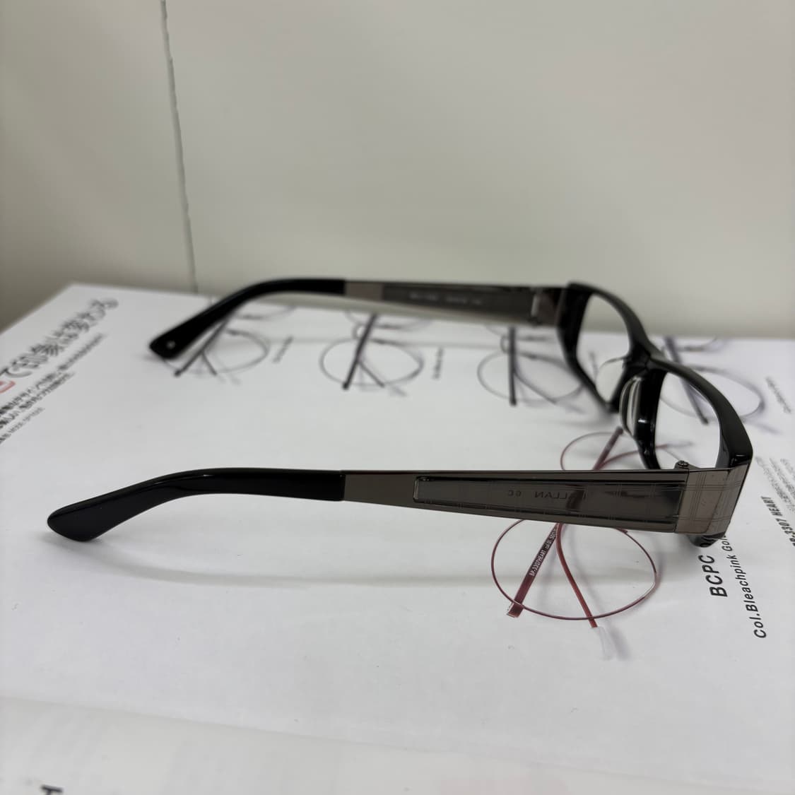 Gallan 겔랑 체크 뿔테 안경 상품이미지4