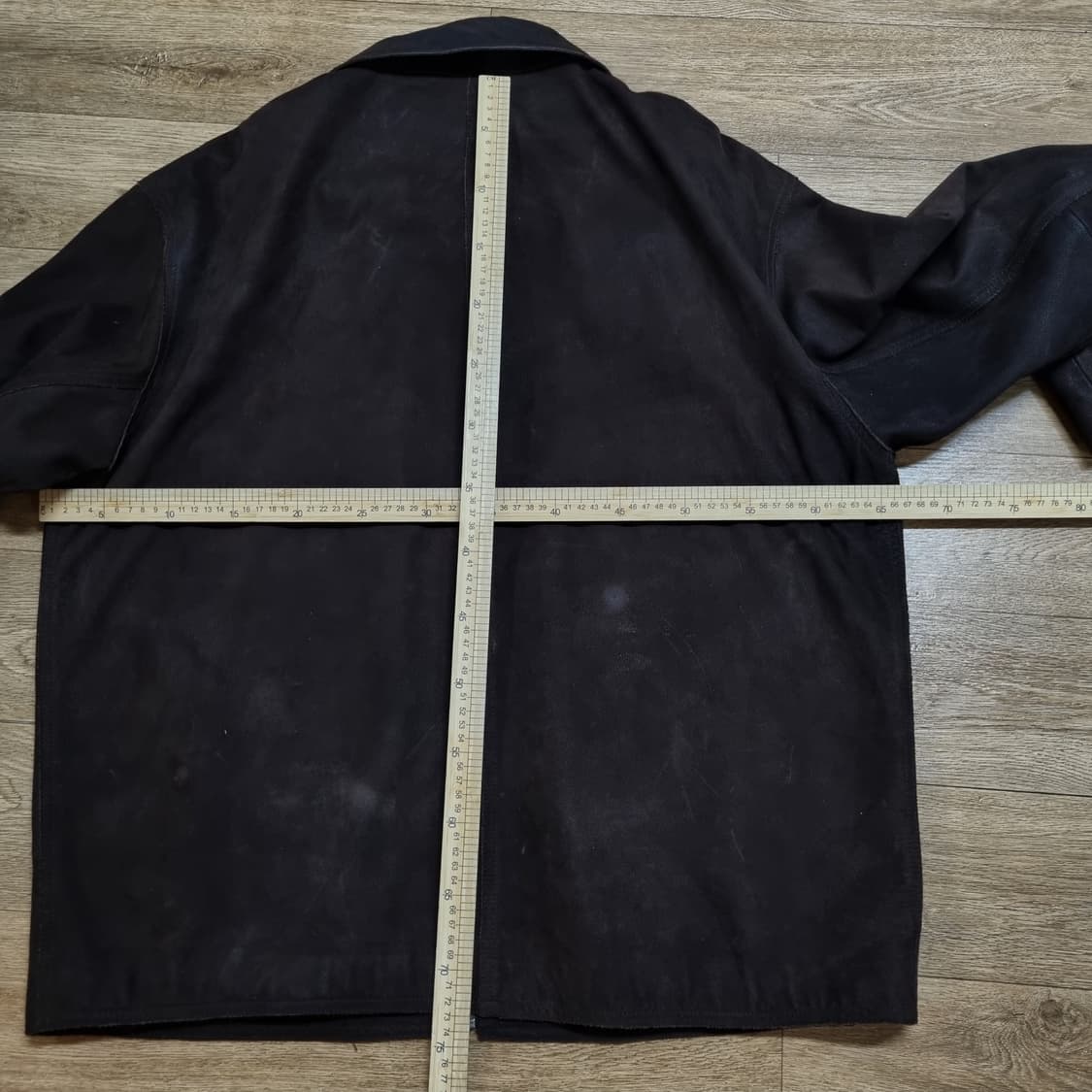 올드갭 누벅 집업 하이넥 레더자켓 상품이미지3