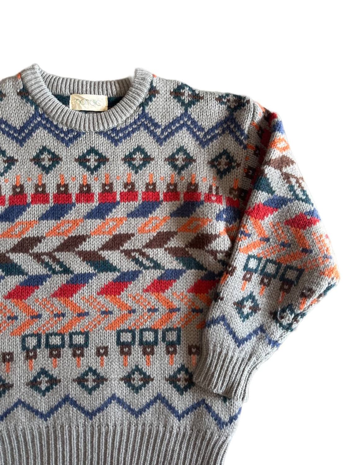 Vintage nordic wool sweater 상품이미지3