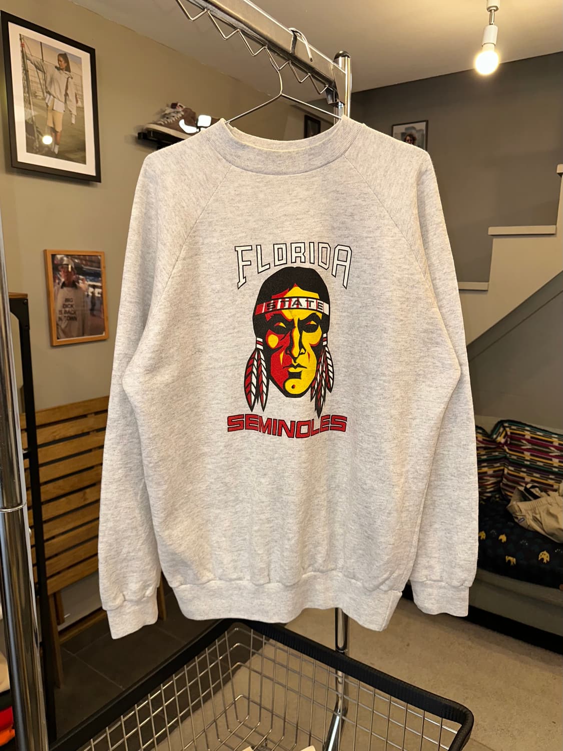 90’s Florida seminoles print sweatshirt 상품이미지4