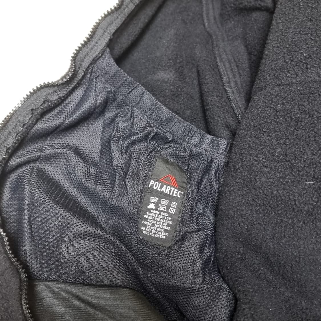 미군 구형 폴라텍 블랙 플리스 자켓 (Freece Jacket) 라지 상품이미지5