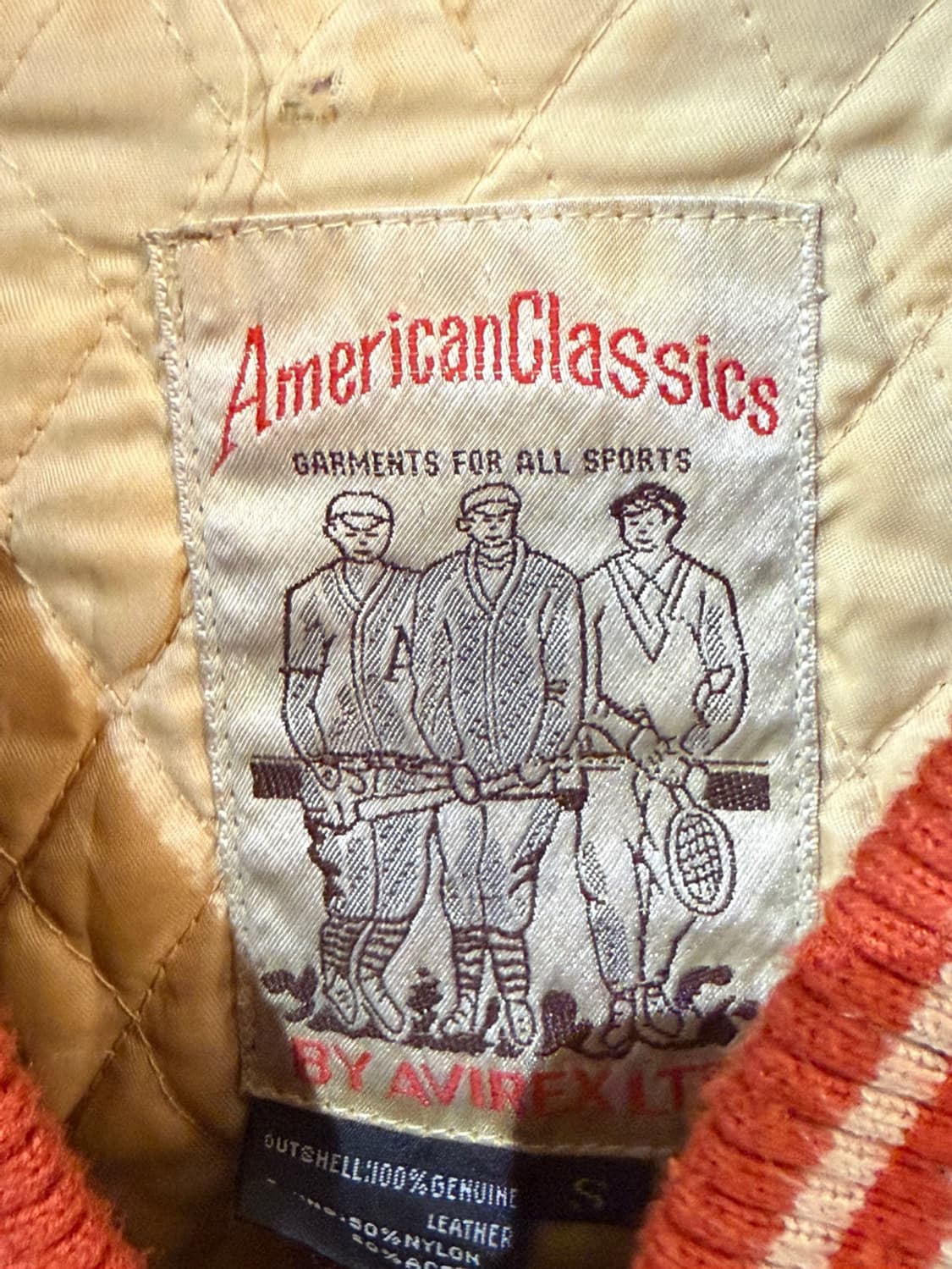 아비렉스 리얼레더 페이딩 빈티지 자켓 avirex 상품이미지5