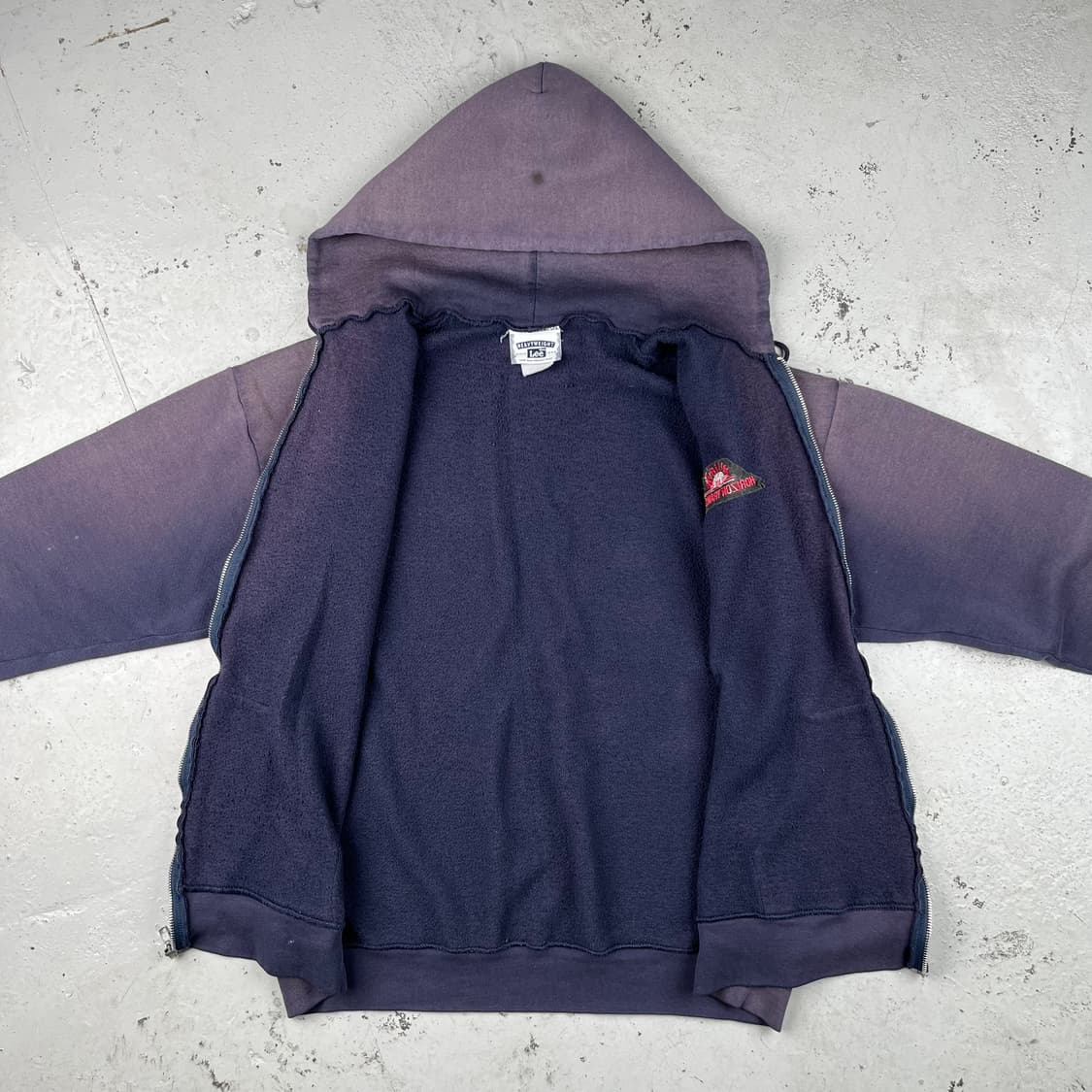 빈티지 Lee Thrashed 후드집업 상품이미지4