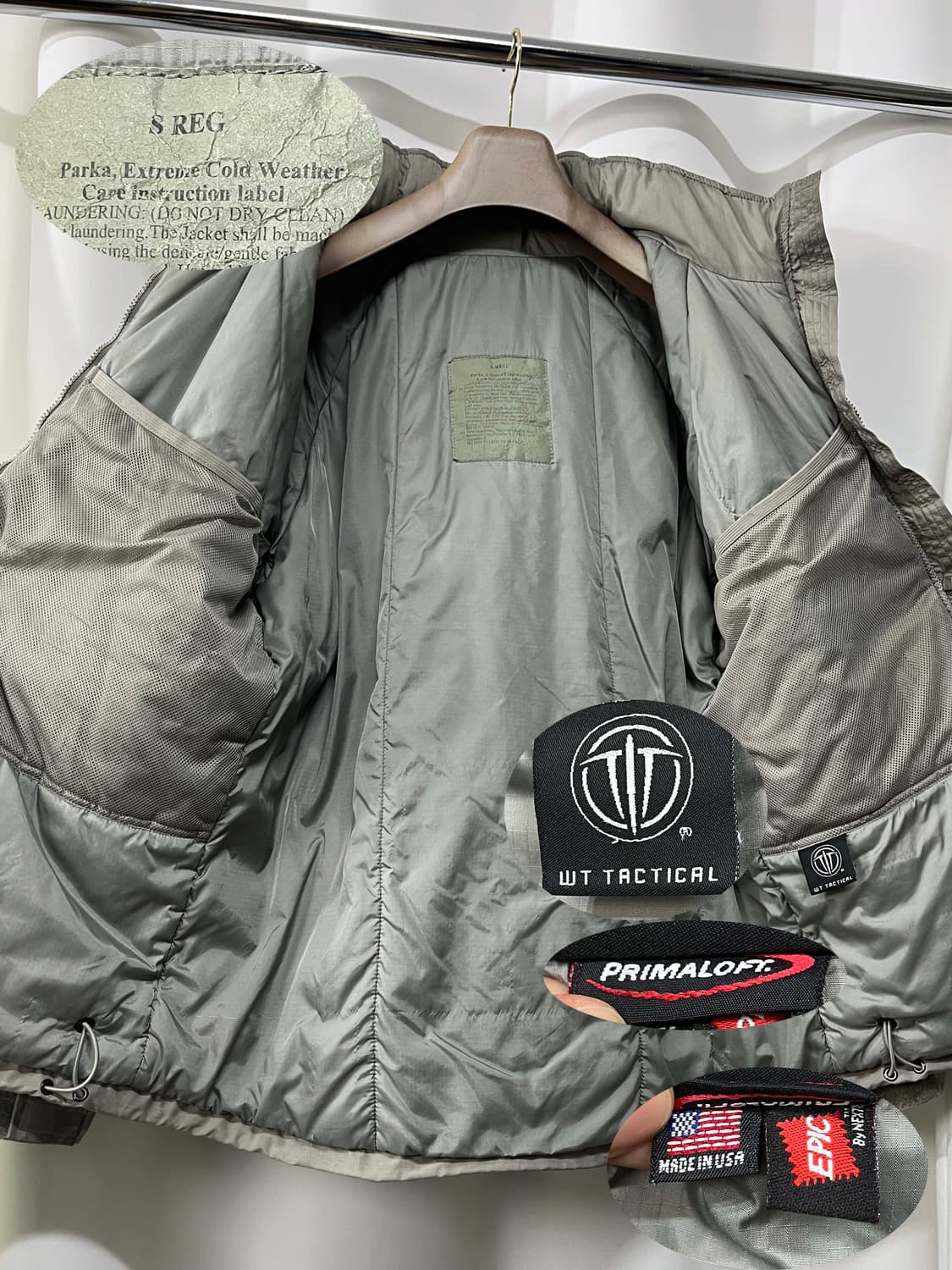 ECWCS 젠3 레벨7 미군 프리마로프트 군용 파카 자켓 상품이미지3