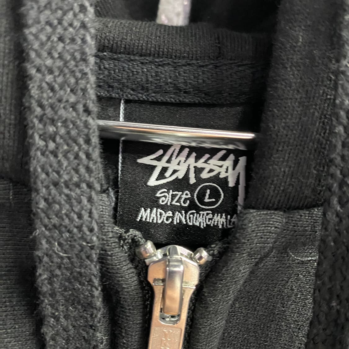 스투시 베이직로고 후드집업 A5 상품이미지6