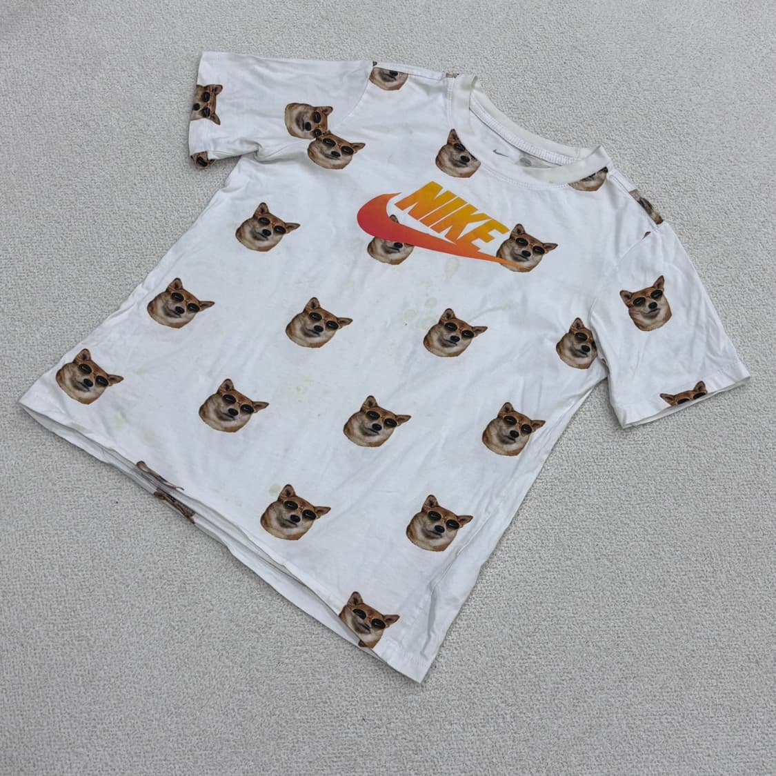 XL 나이키 시바견 반팔 티셔츠 0325E 상품이미지1