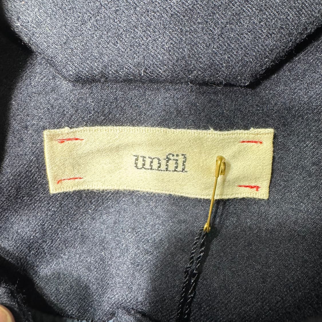 UNFIL 코트 블랙 ( 105/OLD-8073 ) 상품이미지3