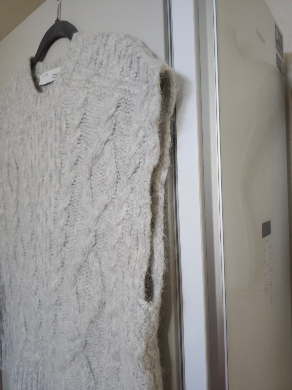 이로 IRO 알파카 케이블 니트 베스트 상품이미지2