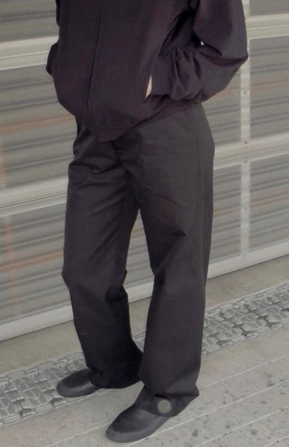 머듈 라운지팬츠 블랙 큐프라 1size 상품이미지1