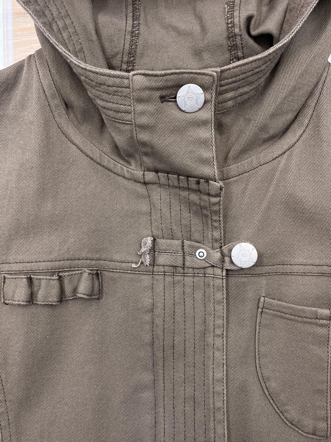 Denimus 코튼 후드 파카 상품이미지6