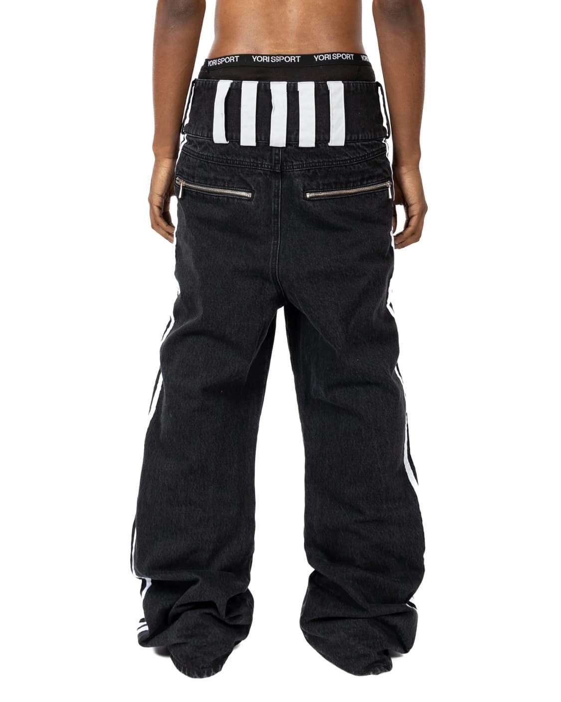 Yori Sports Wide Waistband 5stripedenim 상품이미지2