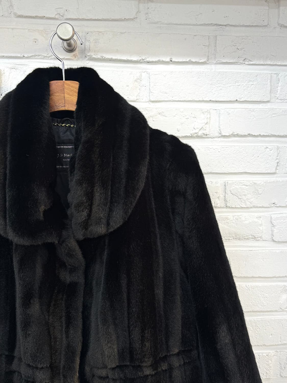 블랙 하프 퍼자켓 상품이미지2