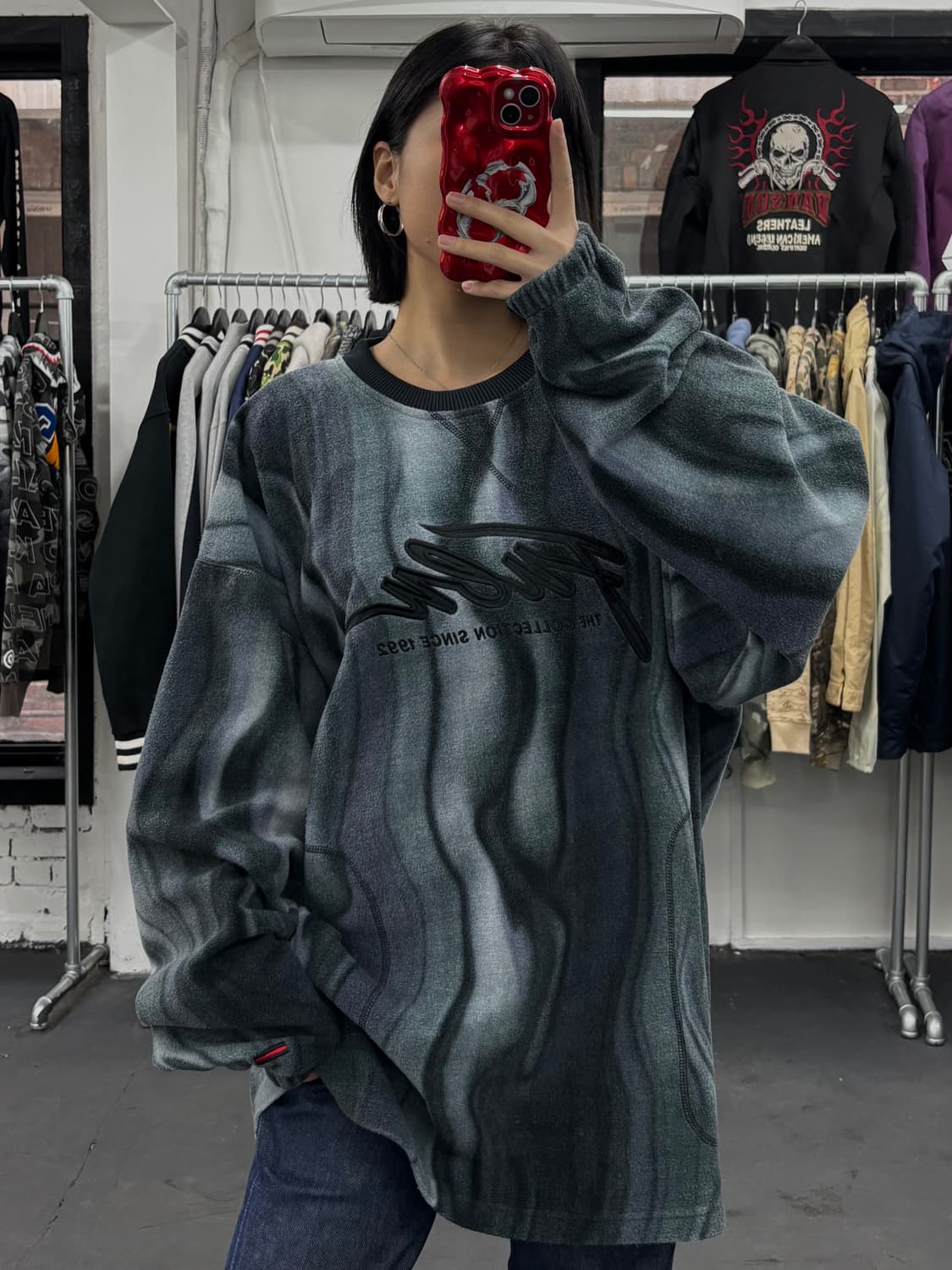 FUBU 푸부 플리스 타올 맨투맨 상품이미지1