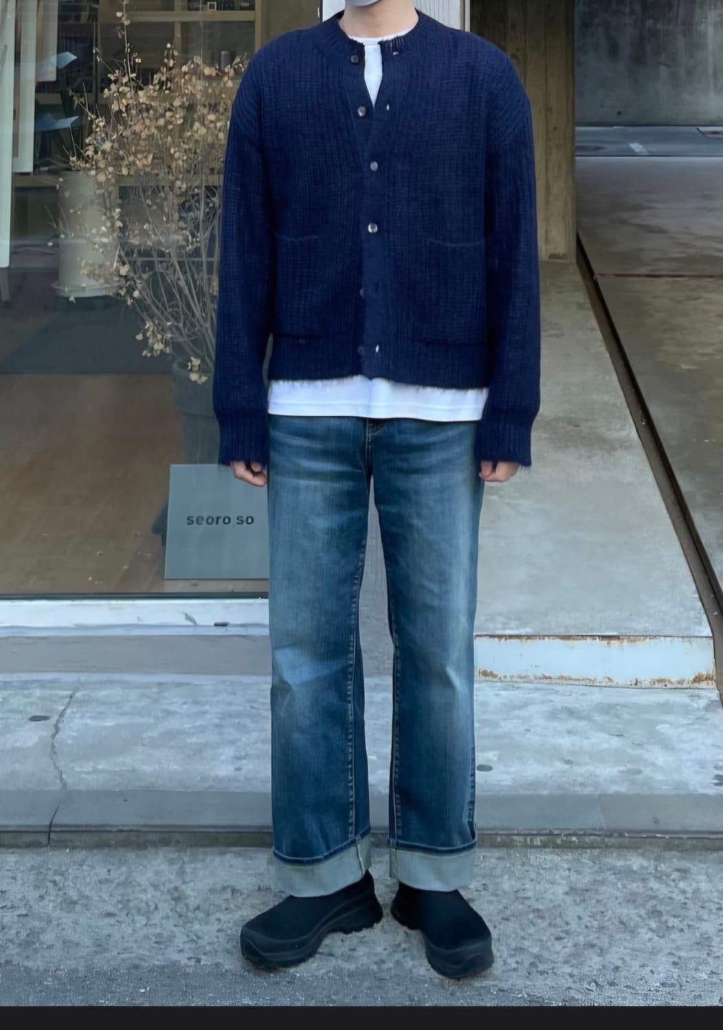 [M]서피스에디션 모헤어 가디건 상품이미지1